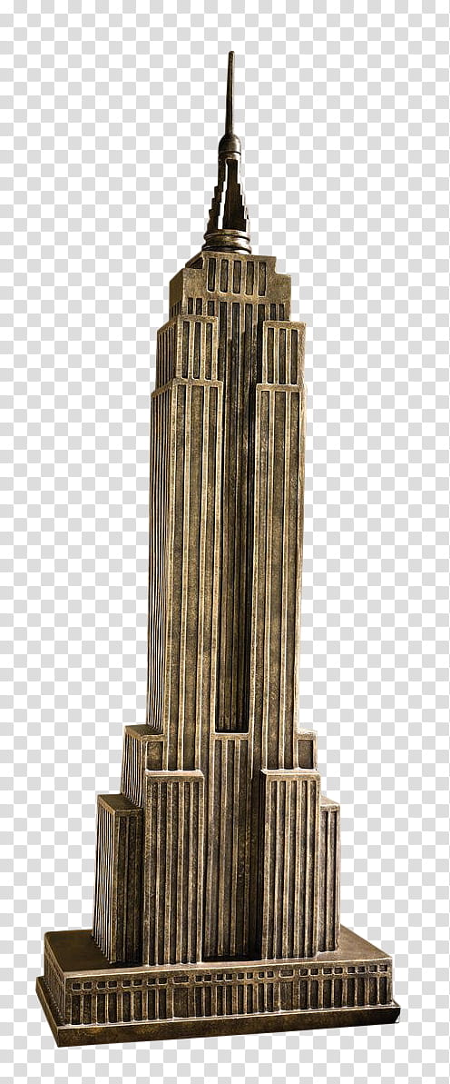 Art Deco, Empire State Building, New York miniature transparent background PNG clipart