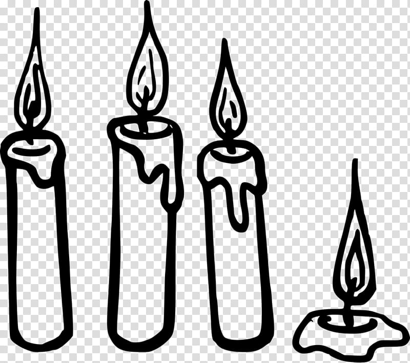 melted candle clipart with wind