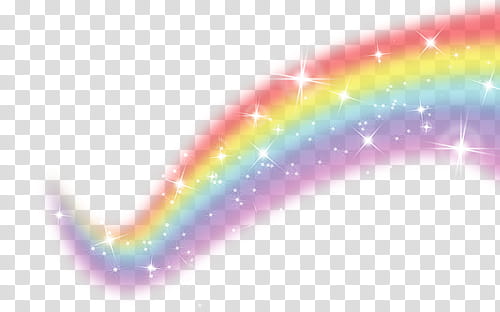 Crazy, sparkling rainbow illustration transparent background PNG clipart