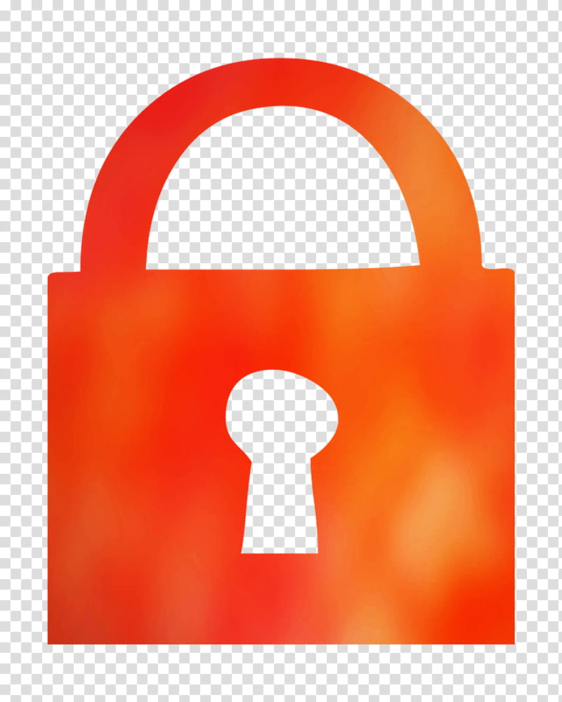 Red Circle, Padlock, Orange, Material Property, Hardware Accessory transparent background PNG clipart