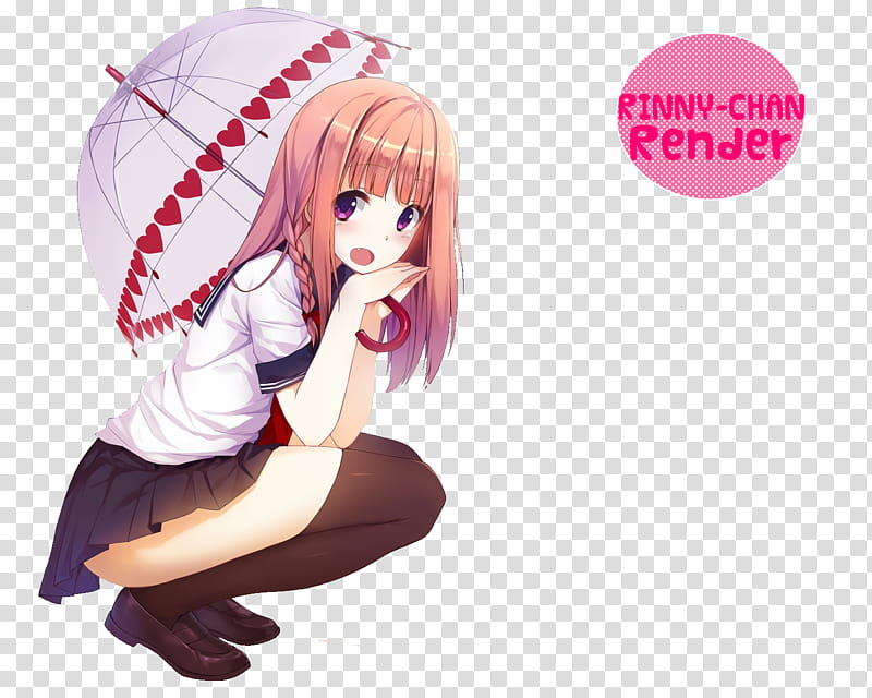Kawaii Girl Render, girl anime character transparent background PNG clipart