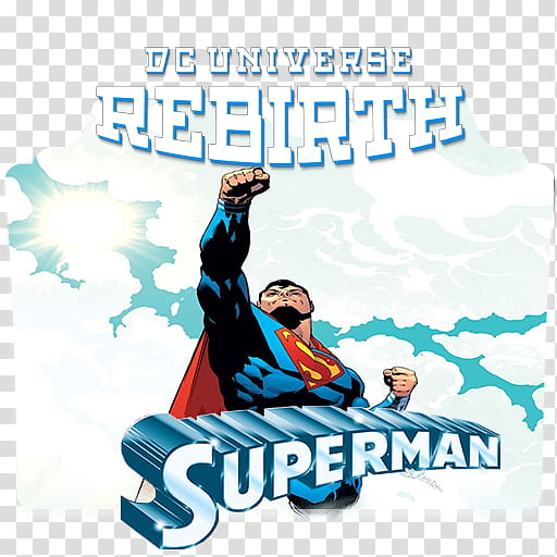 DC Rebirth Icon Folders Vol , Superman  transparent background PNG clipart