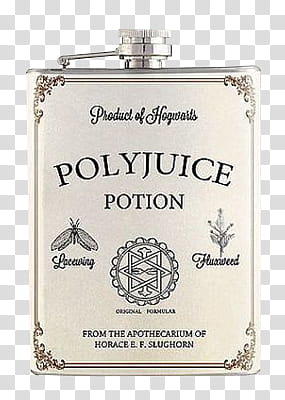 White, Polyjuice Potion bottle transparent background PNG clipart