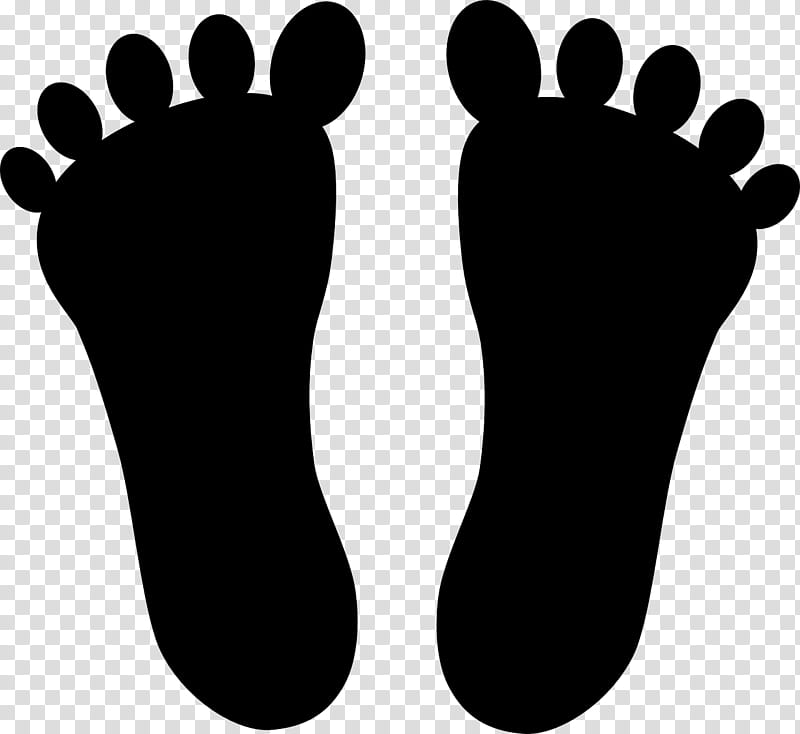 Footprint, Barefoot, Silhouette, Line Art, Leg, Hand, Finger, Sole transparent background PNG clipart