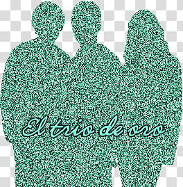 Silueta de el trio de oro de hp transparent background PNG clipart