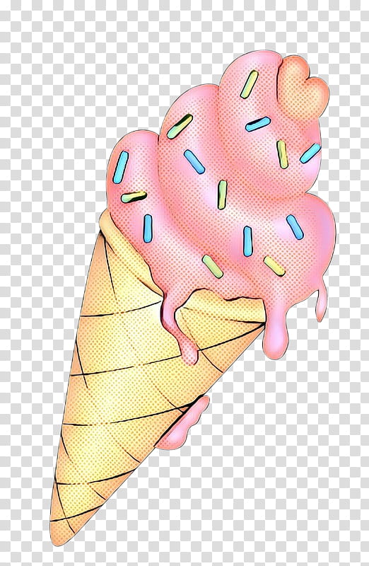 Ice Cream Cone, Ice Cream Cones, Cartoon, Finger, Pink M, Soft Serve Ice Creams, Frozen Dessert, Dairy transparent background PNG clipart