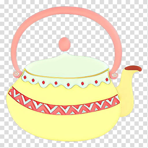Pink, Cartoon, Kettle, Teapot, Tennessee, Tableware, Yellow, Material transparent background PNG clipart