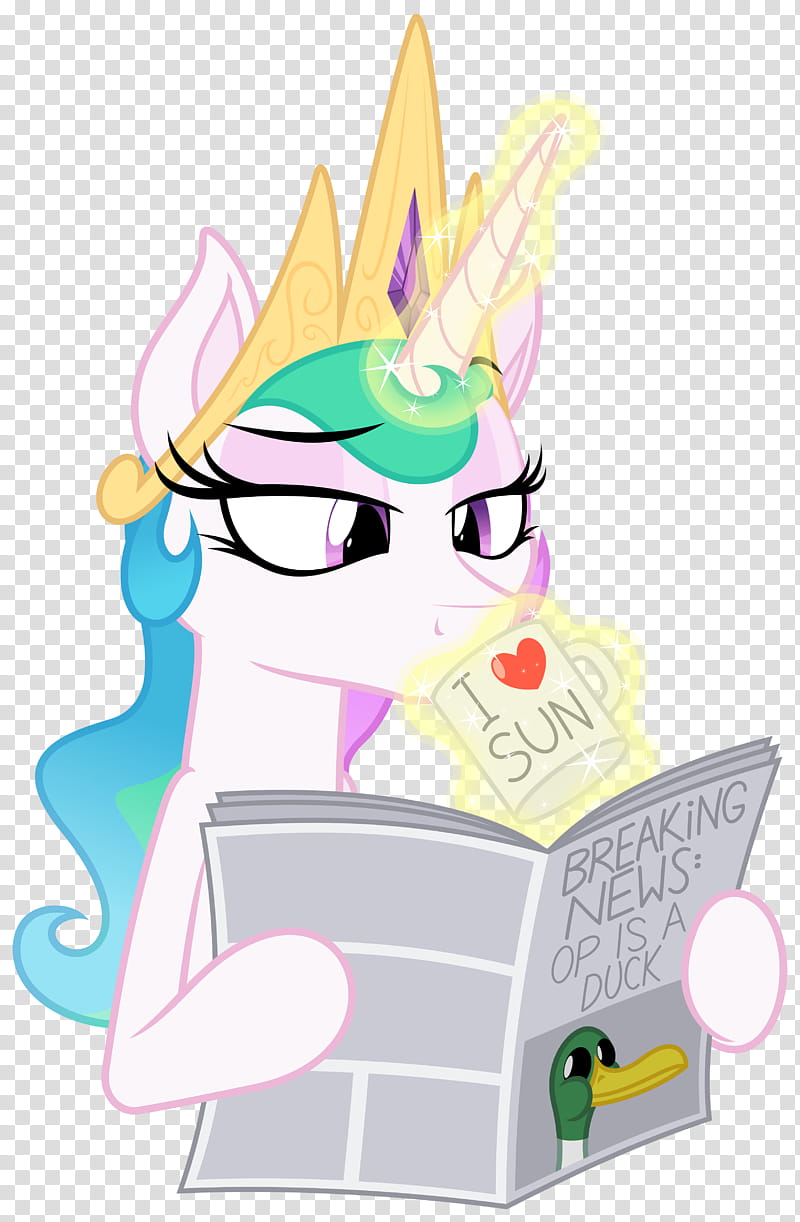 Fascinating., white my little pony reading newspaper illustration transparent background PNG clipart