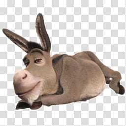 Shrek donkey transparent background PNG clipart