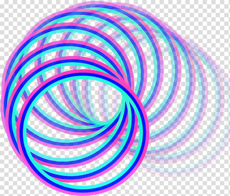 Neon Circle, Shape, Threedimensional Space, Line, Spiral, Blue, Purple, Magenta transparent background PNG clipart