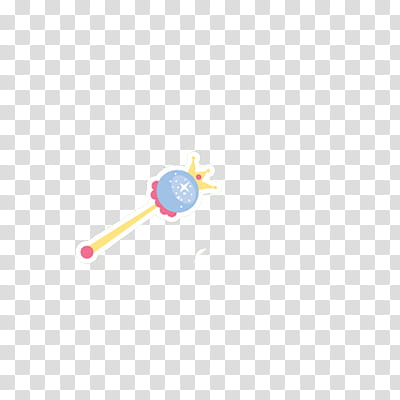 yellow and blue wand transparent background PNG clipart