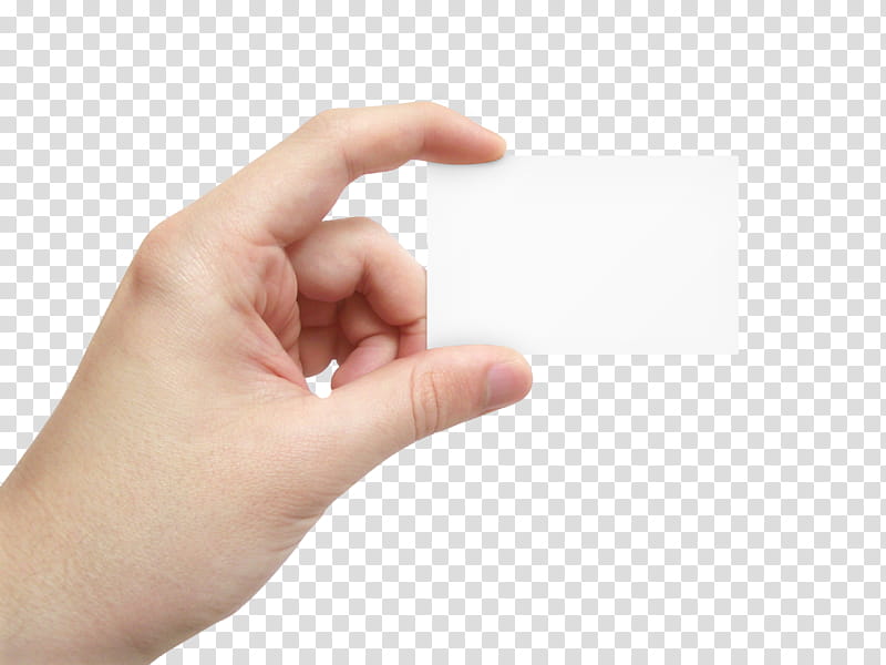Hands  manos en formato, person holding white card transparent background PNG clipart