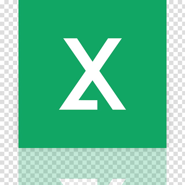 Metro UI Icon Set  Icons, Excel, Google Docs_mirror, white X logo transparent background PNG clipart
