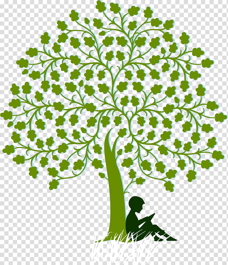 Flower Line Art, Tree, Child, Wall Decal, Sticker, Green, Leaf, Plant transparent background PNG clipart