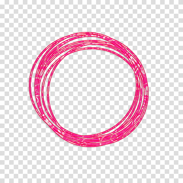 Circulos, round pink hoops transparent background PNG clipart