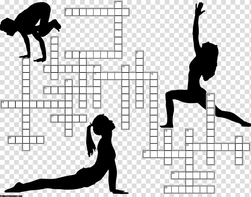 Fitness Muscle Exercise Stretching Crossword Puzzle Back Pain