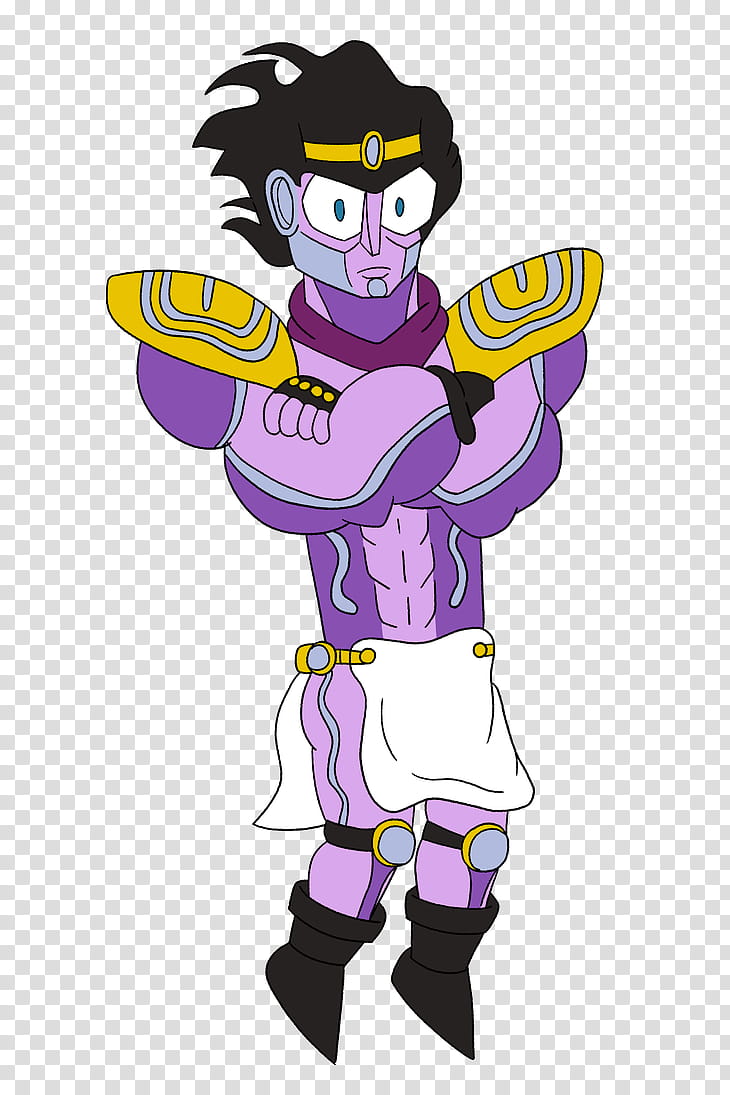 Star Platinum in OK KO Style transparent background PNG clipart
