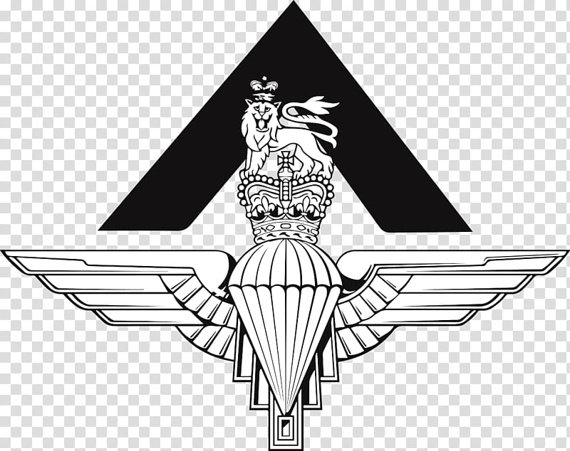 Bird Line Art, Parachute Regiment, British Army, Airborne Forces, Paratrooper, Soldier, Military, P Company transparent background PNG clipart