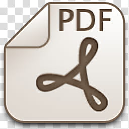 Albook extended sepia , PDF icon transparent background PNG clipart