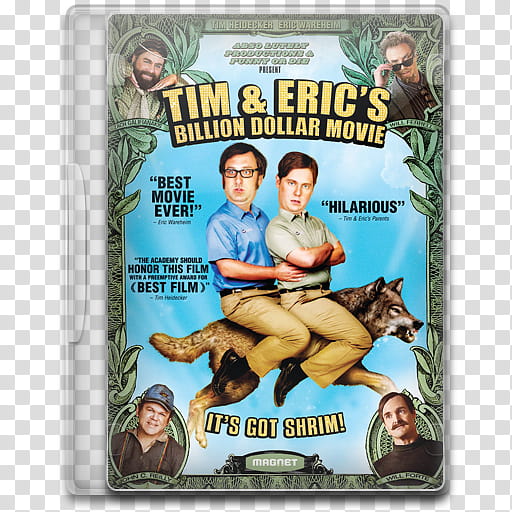 Movie Icon , Tim and Eric's Billion Dollar Movie, Tim & Eric's Billion Dollar Movie DVD case transparent background PNG clipart
