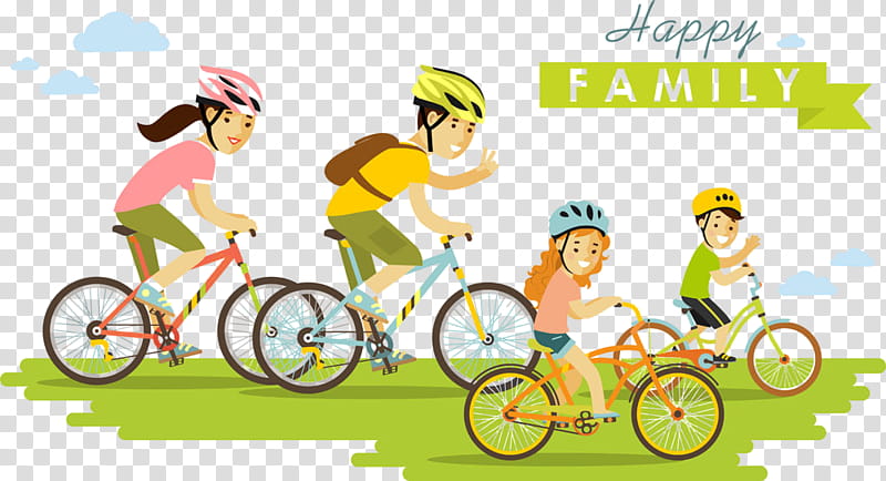 family day family happy, Mother, Father, Cycling, Bicycle, Cycle Sport, Bicyclesequipment And Supplies, Bicycle Frame transparent background PNG clipart