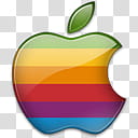 Apple and Windows s, Apple, rainbow Apple logo transparent background PNG clipart