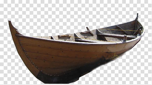 Cut Out Boat, brown canoe transparent background PNG clipart