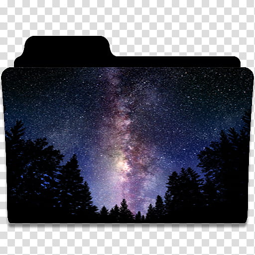 Galaxy Folder Icon ,  transparent background PNG clipart