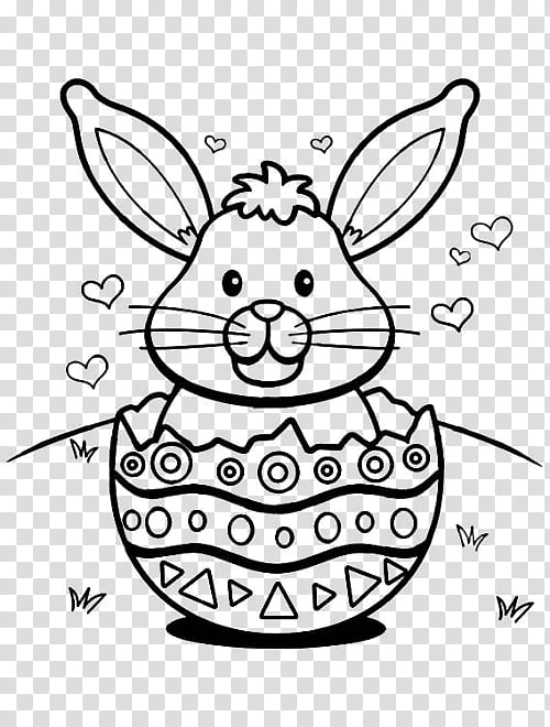 Happy Easter, Easter Bunny, Bugs Bunny, Coloring Book, Rabbit, Easter
, Drawing, Easter Egg transparent background PNG clipart