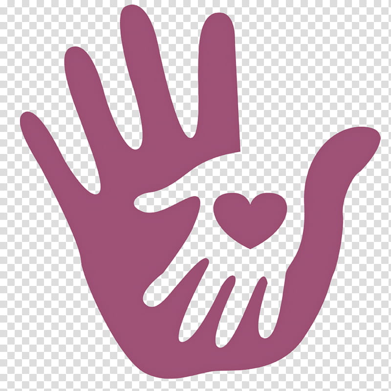 violet hand pink finger purple, Glove, Gesture, Personal Protective Equipment, Thumb, Fashion Accessory transparent background PNG clipart