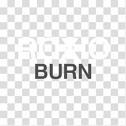 BASIC TEXTUAL, Roxio Burn logo transparent background PNG clipart