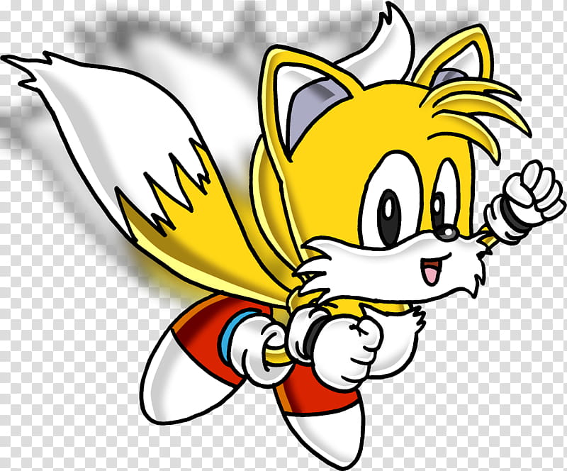 Classic Tails Flying transparent background PNG clipart