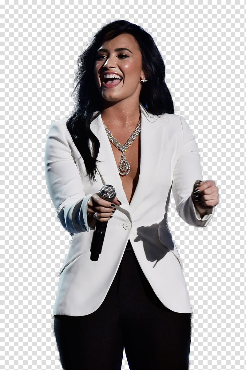 Demi Lovato th Grammy Award Performance ,  transparent background PNG clipart