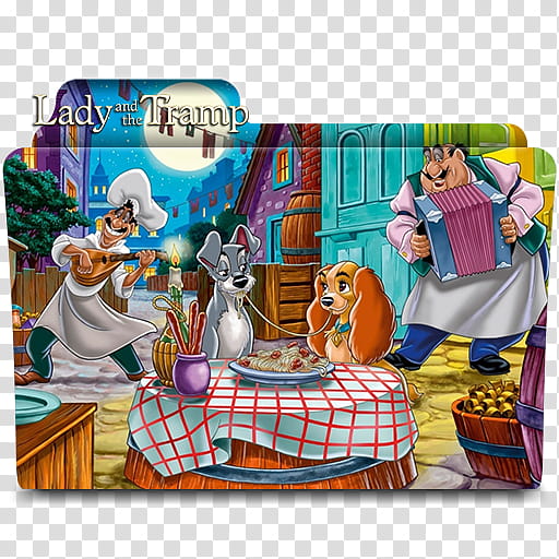 Lady and the Tramp transparent background PNG clipart