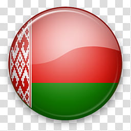 Europe Win, Belarus, round red and white ceramic plate transparent background PNG clipart