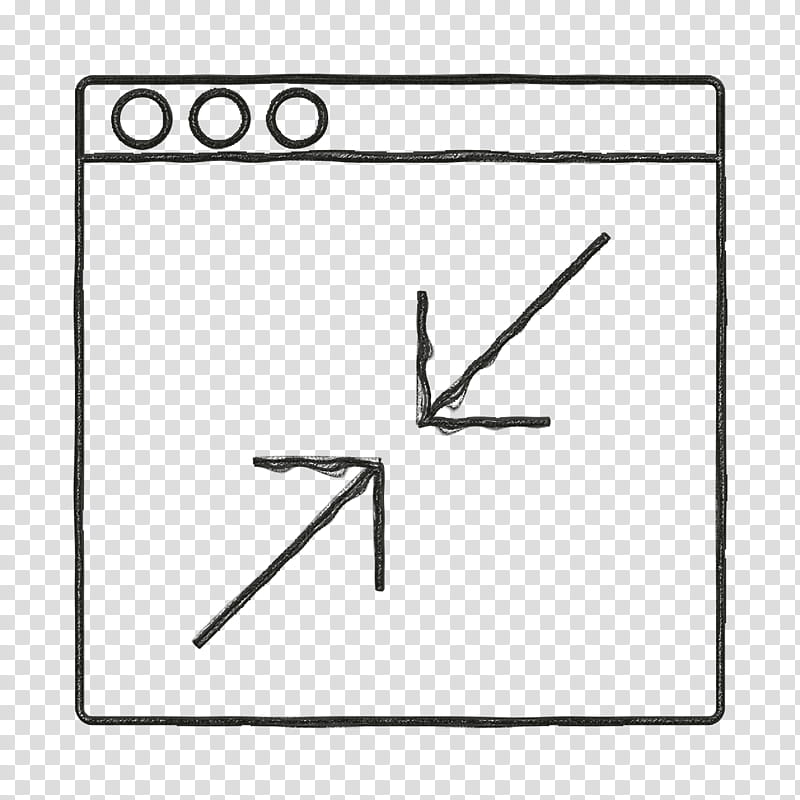 contract icon exit icon full screen icon, Fullscreen Icon, Minimize Icon, White Icon, Line, Line Art, Rectangle, Square, Clock, Home Accessories transparent background PNG clipart