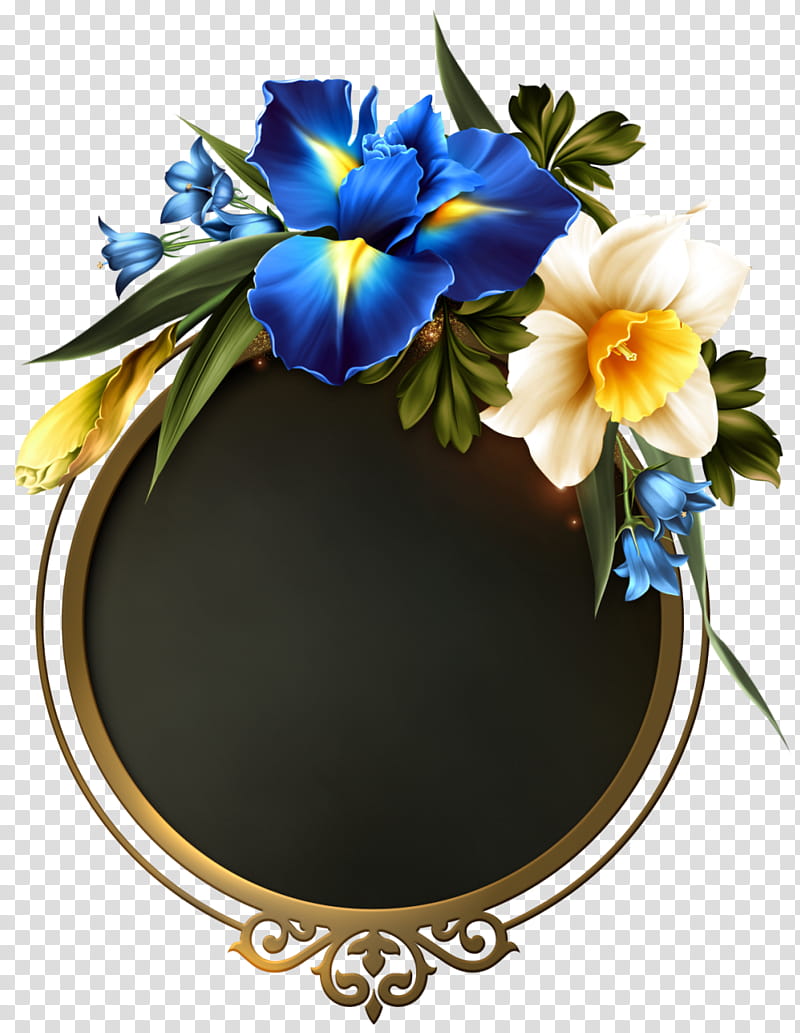 Blue Flower Borders And Frames, Floral Design, Flower Bouquet, Cobalt Blue, Gift, Birthday
, Frames, Tiffany Blue transparent background PNG clipart