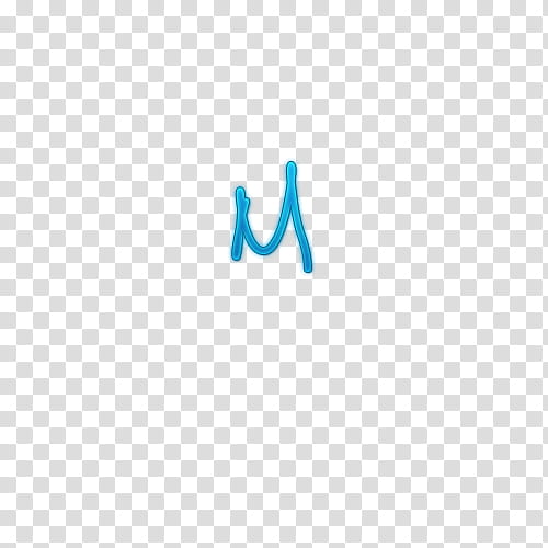 Letters, blue M transparent background PNG clipart