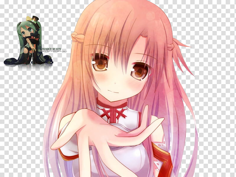 Yuuki Asuna transparent background PNG clipart