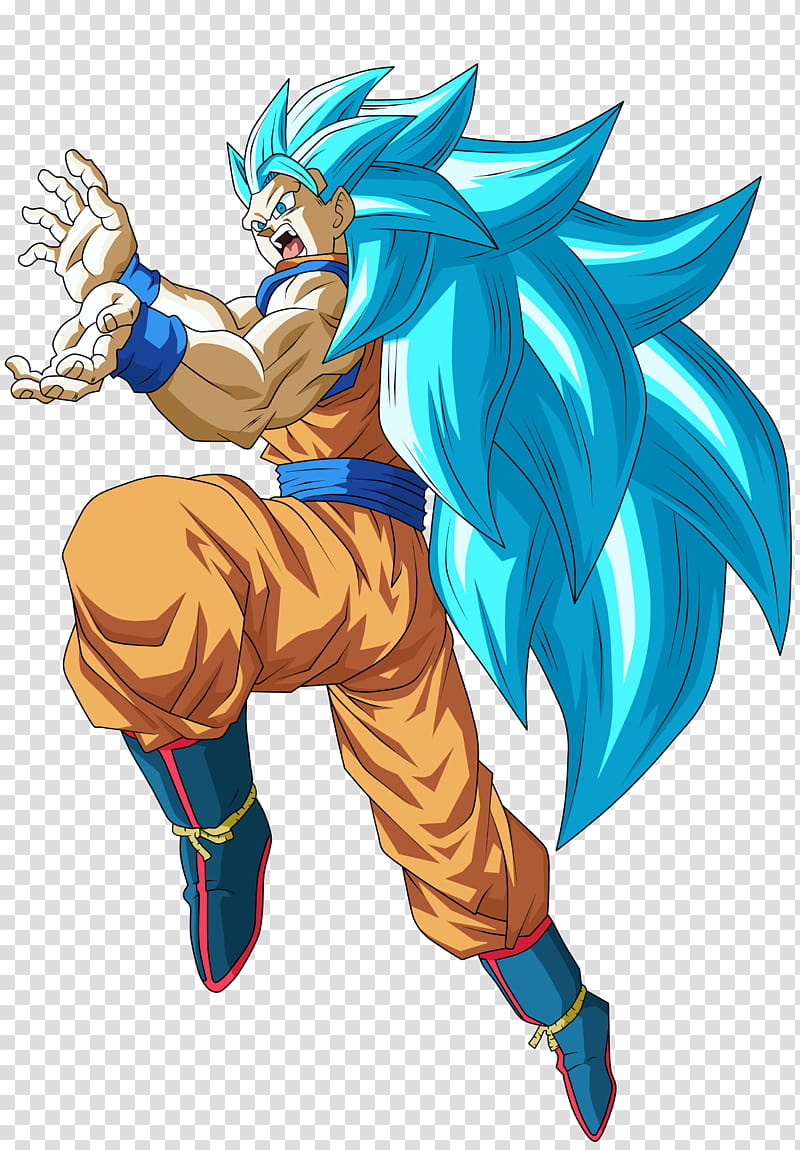 Son Goku Ssj Blue Ssgss Transparent Background Png Clipart Hiclipart