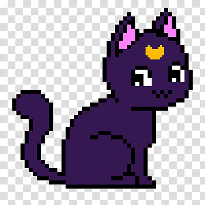 Watch, purple Sailor Moon cat illustration transparent background PNG clipart