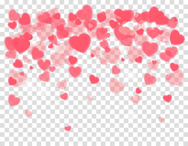 Valentines Day Heart, Love, White Day, Video, Raining Hearts, Romance, Pink, Red transparent background PNG clipart