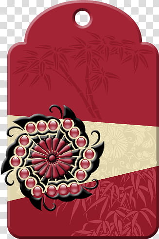 Asian Dream, red and black floral decorative frame transparent background PNG clipart