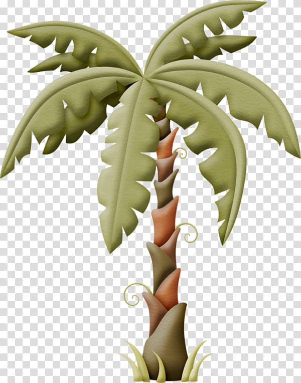 28 Collection Of Coconut Tree Drawing Step By Step - Drawing Coconut Leaves  - Free Transparent PNG Clipart Images Download