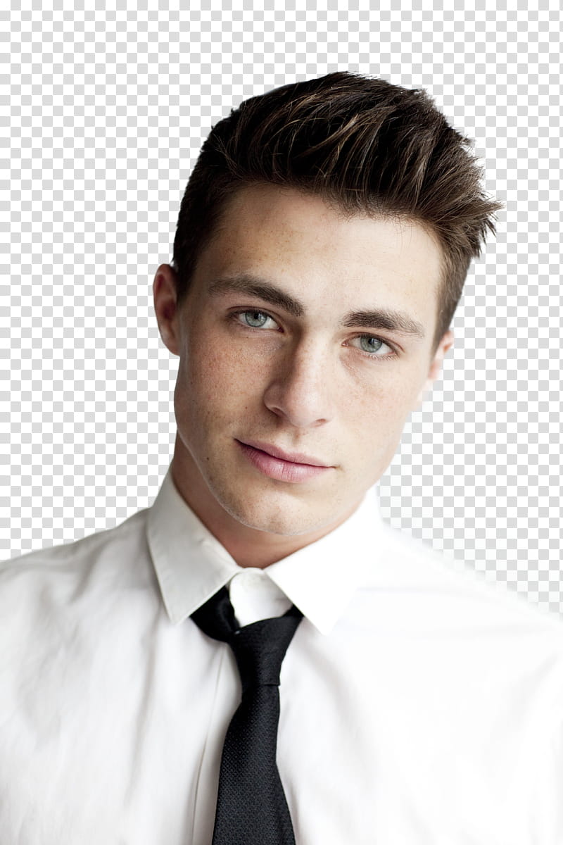 Colton Haynes, men's black tie transparent background PNG clipart