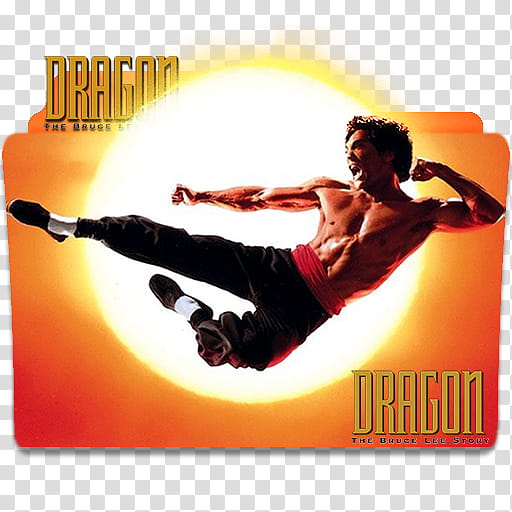 Bruce Lee Movies Collection   Folder Ico, , Dragon The Bruce Lee Story () V transparent background PNG clipart