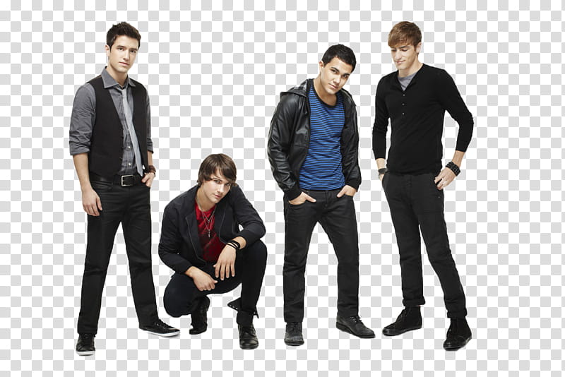 Nickelodeon Big Time Rush cast transparent background PNG clipart