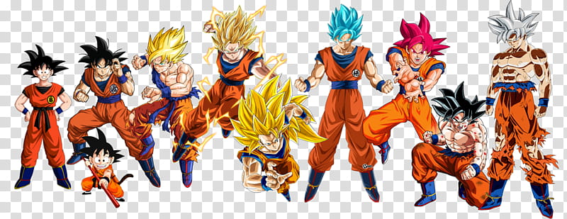 Son goku All Form all episod Dragon Ball FILE transparent background PNG clipart
