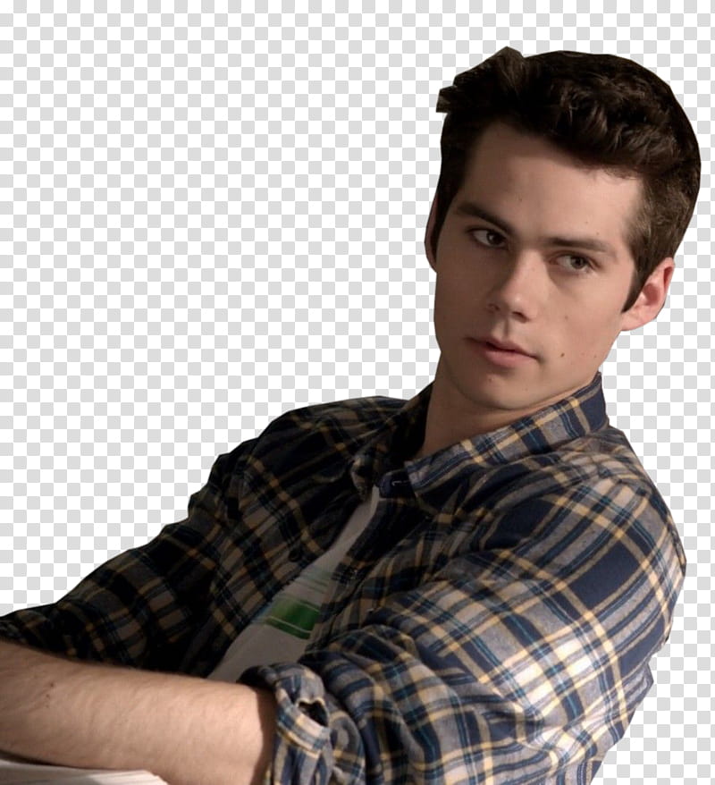 Sterek S Ep  , man wearing gray and blue plaid sport shirt transparent background PNG clipart