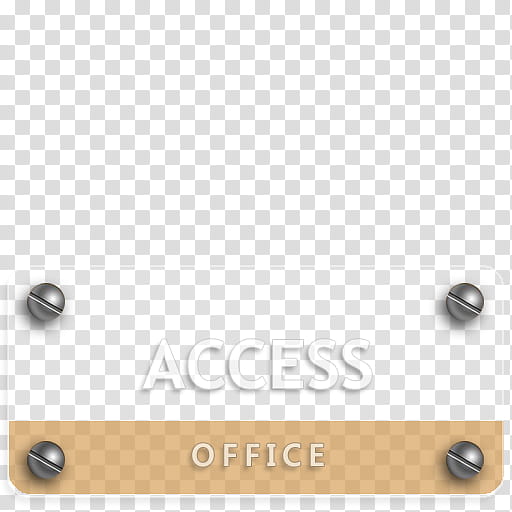 PLATE dock icons, ACCESS, Access office signage transparent background PNG clipart